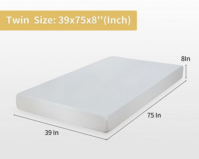 Artemisia 8"Foam Mattress - Inland Furniture (San Bernardino, CA)