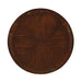 Elana Brown Cherry Round Dining Table - Inland Furniture (San Bernardino, CA)