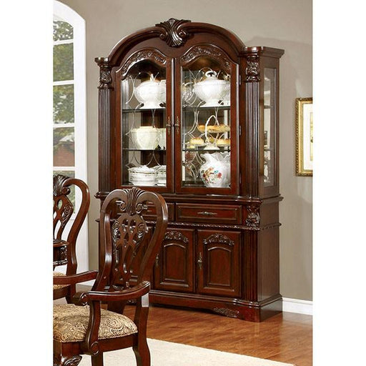 ELANA Brown Cherry Hutch & Buffet, Cherry - Inland Furniture (San Bernardino, CA)