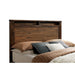 ELKTON Oak Cal.King, E.King, & Queen Bed - Inland Furniture (San Bernardino, CA)