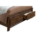 ELKTON Oak Cal.King, E.King, & Queen Bed - Inland Furniture (San Bernardino, CA)
