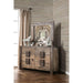 AVEIRO Rustic Natural Tone Mirror - Inland Furniture (San Bernardino, CA)