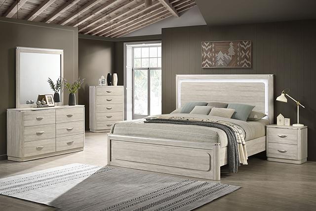 Farsund Bed Gray - Inland Furniture (San Bernardino, CA)