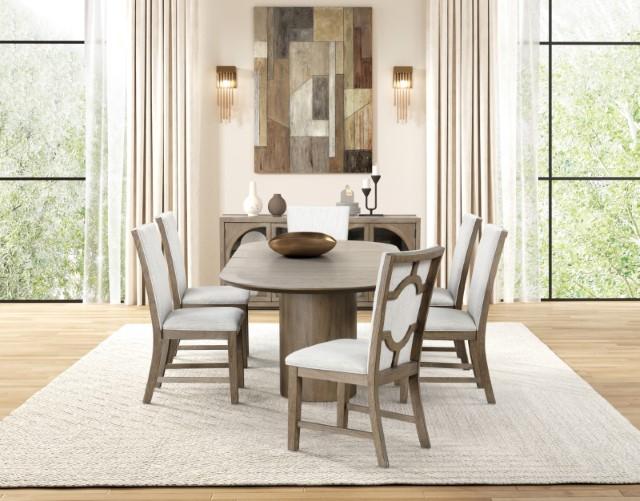 Clements 7 Pc Dining Table Set - Inland Furniture (San Bernardino, CA)