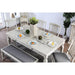 Georgia 6 Pc Dining Table Set with Bench - Inland Furniture (San Bernardino, CA)