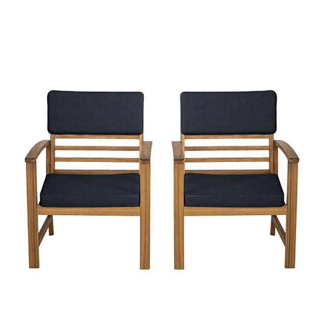 Hana 4 Pc. Patio Set Blue - Inland Furniture (San Bernardino, CA)