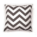 ZOE 18" X 18" Pillow, Gray Chevron (2/CTN) - Inland Furniture (San Bernardino, CA)