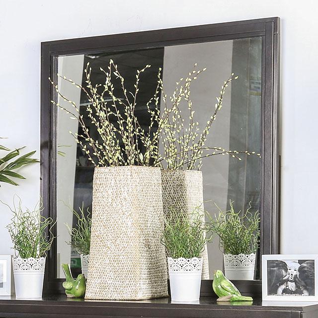 Berenice Espresso Mirror - Inland Furniture (San Bernardino, CA)