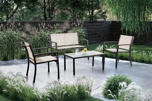Ibiza 4 Pc. Sling Set K D Green - Inland Furniture (San Bernardino, CA)