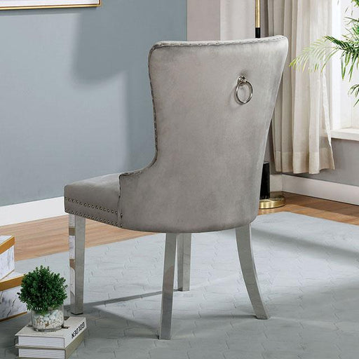 JEWETT Chair, Gray (2/CTN) - Inland Furniture (San Bernardino, CA)