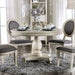 Kathryn Antique White Round Dining Table, Antique White - Inland Furniture (San Bernardino, CA)