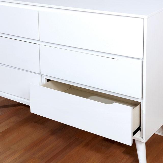LENNART II White Dresser - Inland Furniture (San Bernardino, CA)