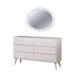 LENNART II White Dresser - Inland Furniture (San Bernardino, CA)