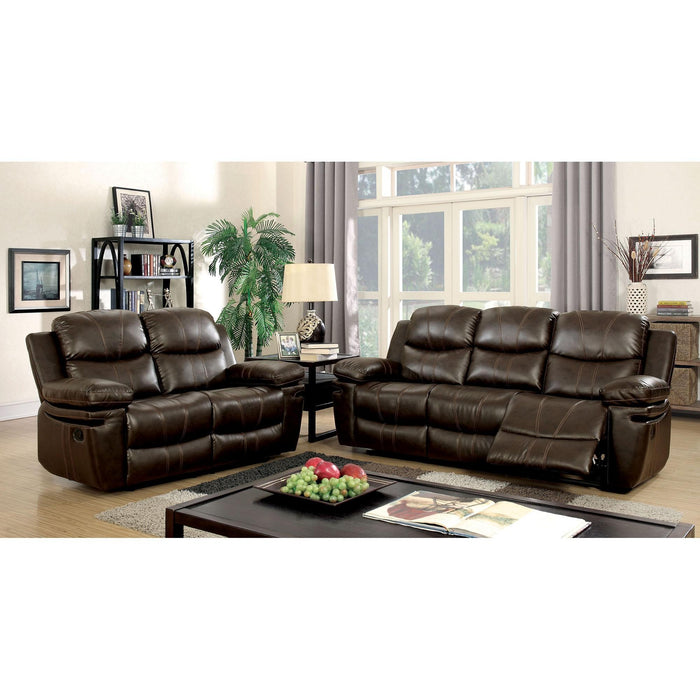 Listowel Brown Love Seat - Inland Furniture (San Bernardino, CA)