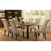 Mashall Beige/Antique Black Side Chair, Ivory (2/CTN) - Inland Furniture (San Bernardino, CA)