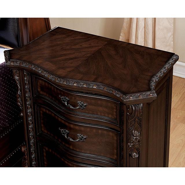 Monte Vista I Brown Cherry Night Stand - Inland Furniture (San Bernardino, CA)