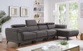 NAPANEE Sectional, Dark Gray - Inland Furniture (San Bernardino, CA)