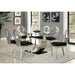 ORLA Silver/Black Side Chair (2/CTN) - Inland Furniture (San Bernardino, CA)