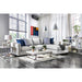Ornella Light Gray/Blue Sectional - Inland Furniture (San Bernardino, CA)