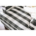 Patricia Ivory/Black Stripe Chair - Inland Furniture (San Bernardino, CA)