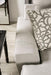 PICOTEE Loveseat, Light Gray/Black - Inland Furniture (San Bernardino, CA)