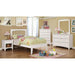 Pine Brook Cherry & White Full Bed - Inland Furniture (San Bernardino, CA)