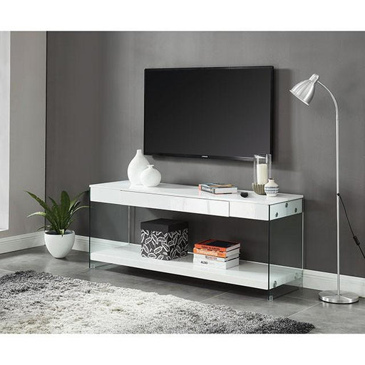 Sabugal White 70" TV Stand - Inland Furniture (San Bernardino, CA)