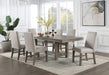 SAN ANTONIO Dining Table w/ 1 X 18" Leaf - Inland Furniture (San Bernardino, CA)