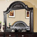 Syracuse Dark Walnut Mirror - Inland Furniture (San Bernardino, CA)
