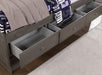 TIBALT Twin DayBed w/ Trundle, Dark Gray - Inland Furniture (San Bernardino, CA)