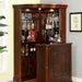 VOLTAIRE Dark Cherry Curio - Inland Furniture (San Bernardino, CA)