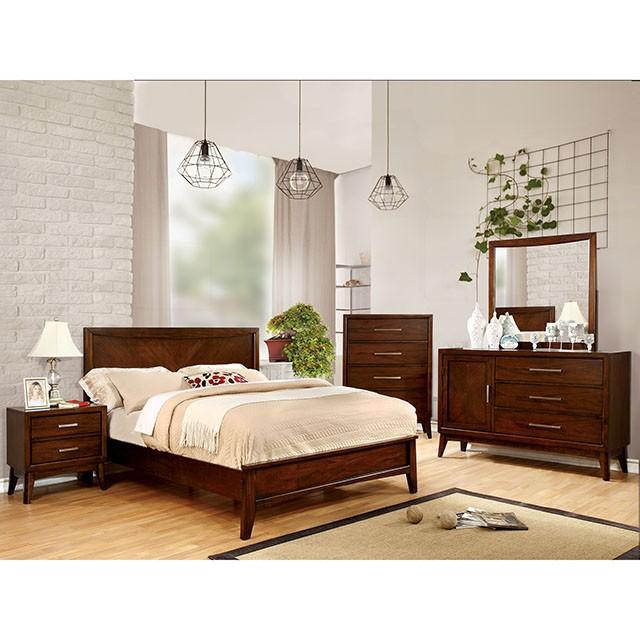 SNYDER Brown Cherry Mirror - Inland Furniture (San Bernardino, CA)