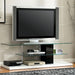 Neapoli Black/White 63" TV Console - Inland Furniture (San Bernardino, CA)