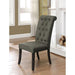 Sania III Gray/Antique Black Side Chair (2/CTN) - Inland Furniture (San Bernardino, CA)