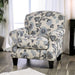 Nash Ivory Chair, Floral - Inland Furniture (San Bernardino, CA)