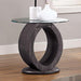 Lodia Gray End Table - Inland Furniture (San Bernardino, CA)