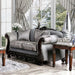Newdale Gray Love Seat - Inland Furniture (San Bernardino, CA)