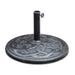 Lali 9 Ft Outdoor Umbrella + 21" Round Base - Inland Furniture (San Bernardino, CA)