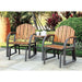 PERSE Dark Gray/Oak Rocking Chair - Inland Furniture (San Bernardino, CA)