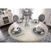 Kathryn Antique White Round Dining Table, Antique White - Inland Furniture (San Bernardino, CA)