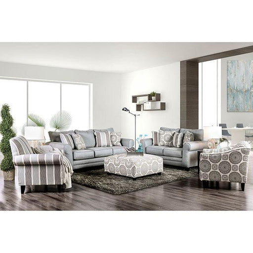 Misty Ivory/Pattern Floral Chair - Inland Furniture (San Bernardino, CA)
