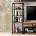 Kebbyll Antique Black/Natural Tone Pier Cabinet - Inland Furniture (San Bernardino, CA)