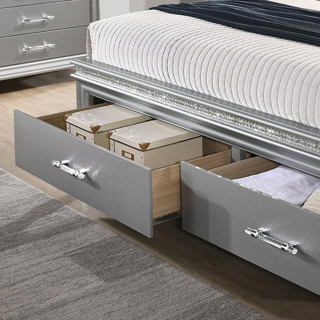 MADDIE Cal.King, E.King, & Queen Bed - Inland Furniture (San Bernardino, CA)