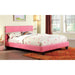 Evans E.King & Cal.King Bed Espressso, White, & Camel - Inland Furniture (San Bernardino, CA)