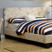 Evans E.King & Cal.King Bed Espressso, White, & Camel - Inland Furniture (San Bernardino, CA)