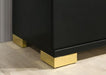 Lillestrom E.King, Queen, Full, & Full Bed Black & White - Inland Furniture (San Bernardino, CA)
