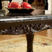 Brampton Espresso/Black Faux Sofa Table - Inland Furniture (San Bernardino, CA)