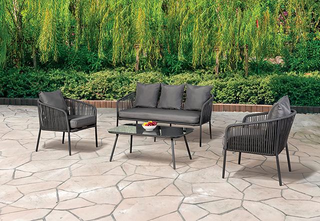 Myesha 4 Pc. Conversation Set - Inland Furniture (San Bernardino, CA)