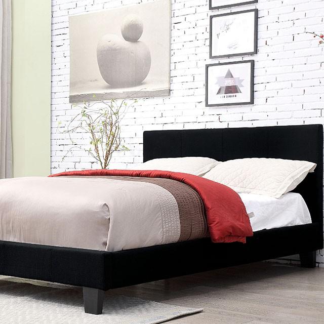 Sims Bed Grey & Black - Inland Furniture (San Bernardino, CA)