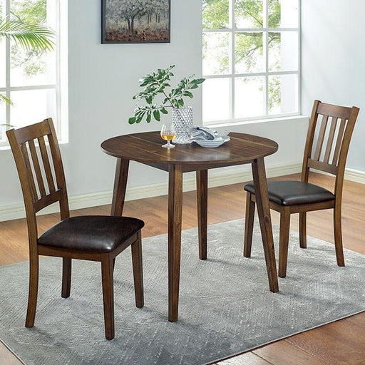 Blackwood 3 Pc. Round Table Set - Inland Furniture (San Bernardino, CA)